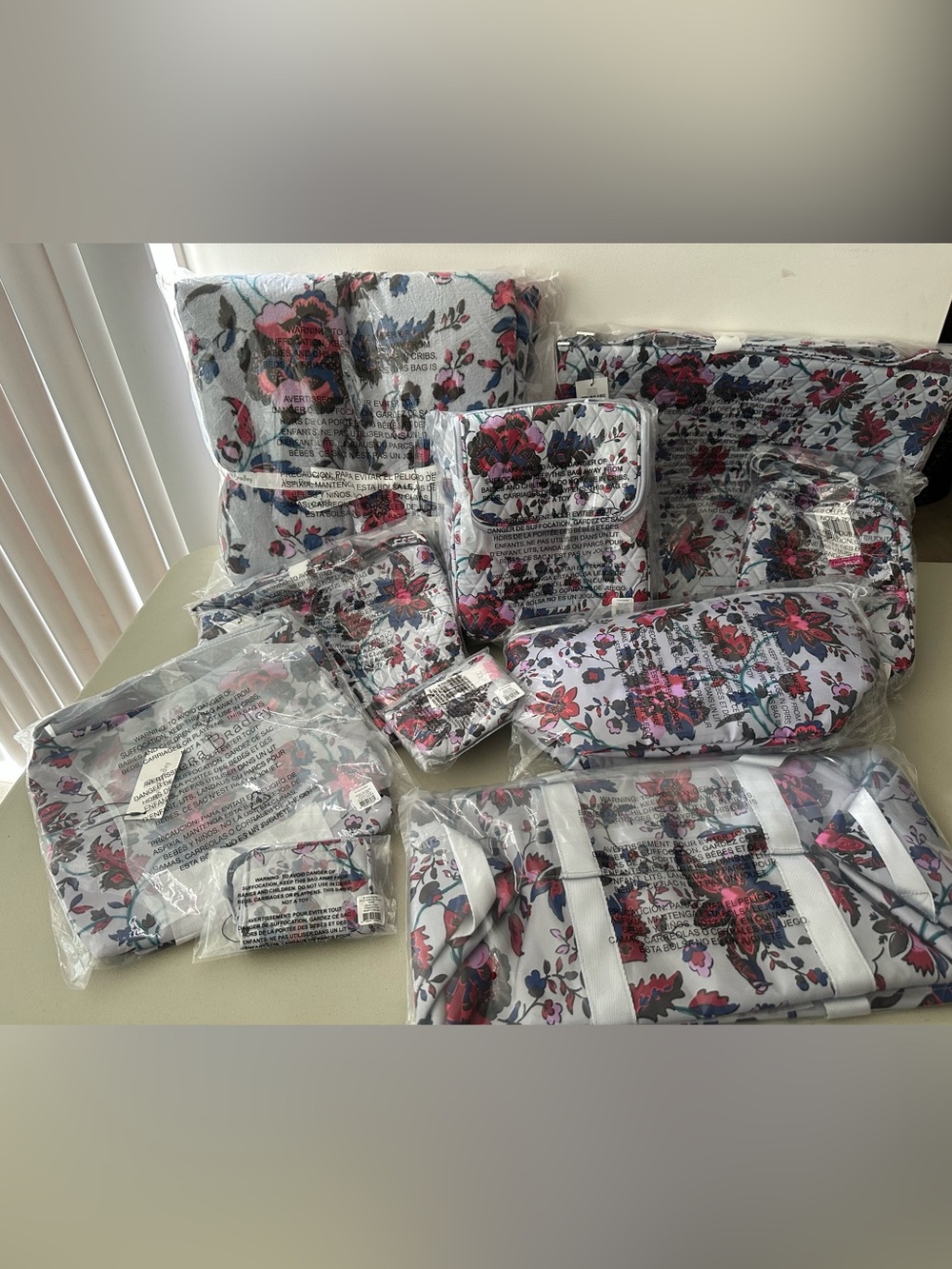 Vera Bradley BUNDLE ALL ARE NEW WITH TAGS Vineyard Floral NWT